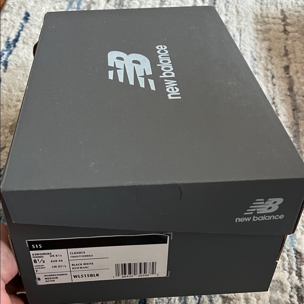 New Balance Classic Black and White Shoes
